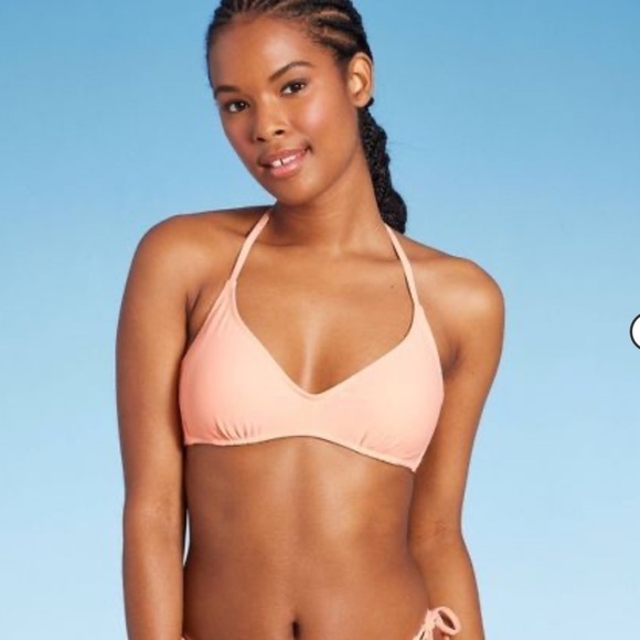 NWT Wild Fable Scoop Front Bralette Bikini Top Small - Picture 1 of 3